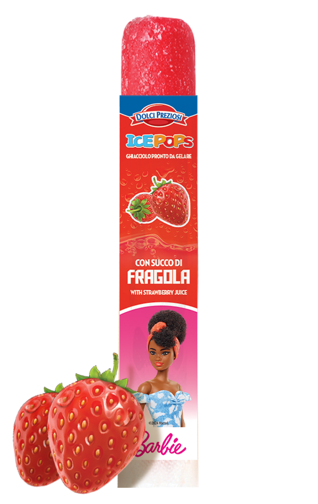 Dolci e Preziosi Ice Pops Barbie e Hotwheels Display 105 x 400ml