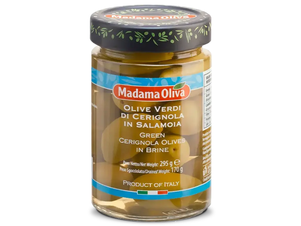 Madama Oliva Olive Verdi di Cerignola in Salamoia 300g