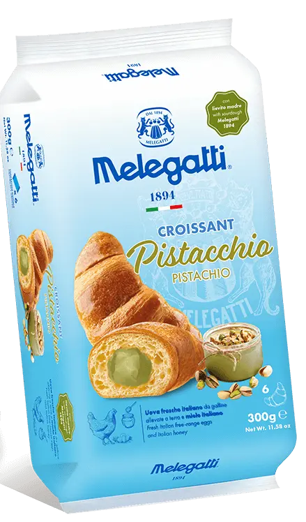 Melegatti Croissant Pistacchio 6x50g