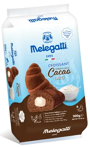Melegatti Croissant Cacao Latte 6x50g