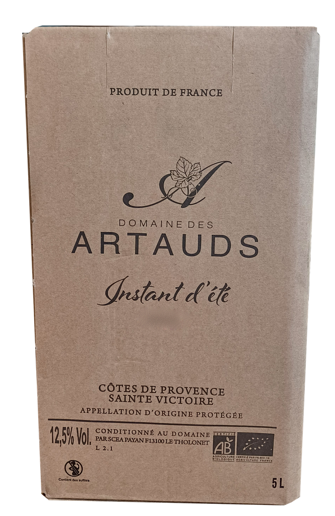 Domaine des Artauds L'instant d'Ete BIO 5L BIB