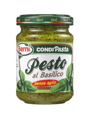 Berni Condipasta Pesto Basilico senza Aglio 156ml