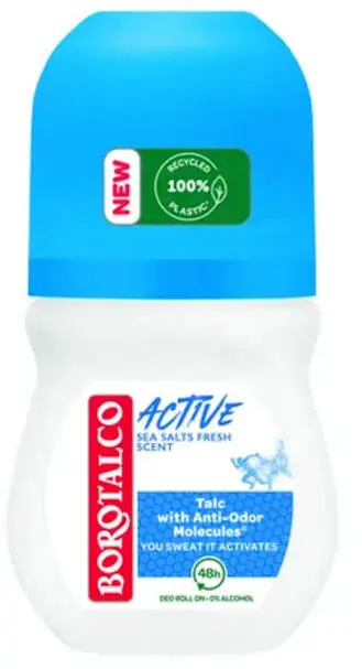 Borotalco Active Sea Salt Roll On 50ml