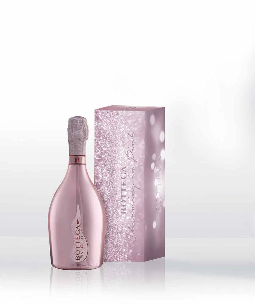 Bottega Pink Gold Prosecco Rose Brut DOC in astuccio 75cl