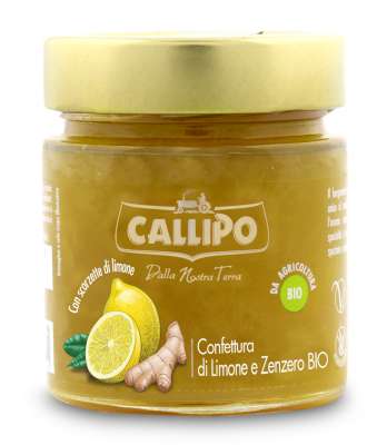Callipo Confettura Lemone e Zenzerro BIO 280g