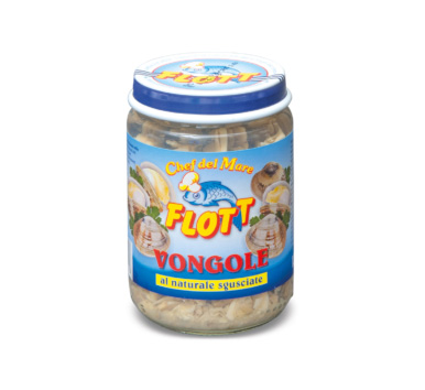 Flott* Vongole Al Naturale Sgusciate 130g