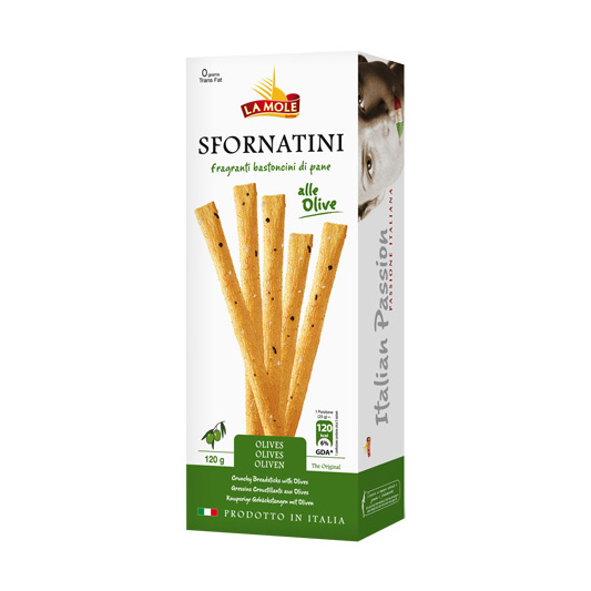 La Mole Sfornatini Olive 120g