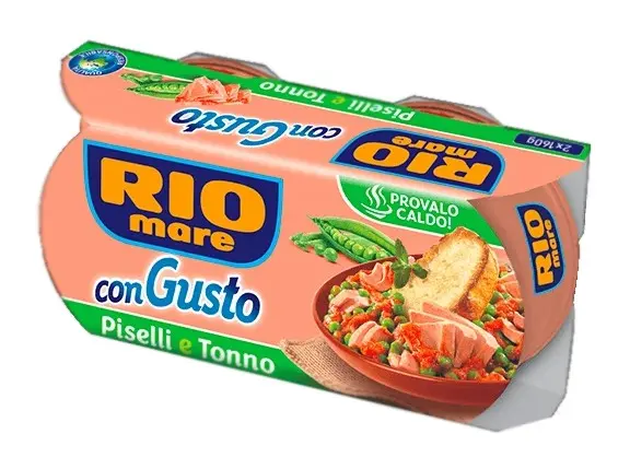 Rio Mare Con Gusto Tonno e Piselli 2x160g