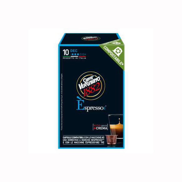 Vergnano NCC DEK 10 capsules compostable