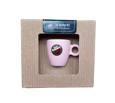 Vergnano Tazza + Piatto Espresso Pink Regalo WIC