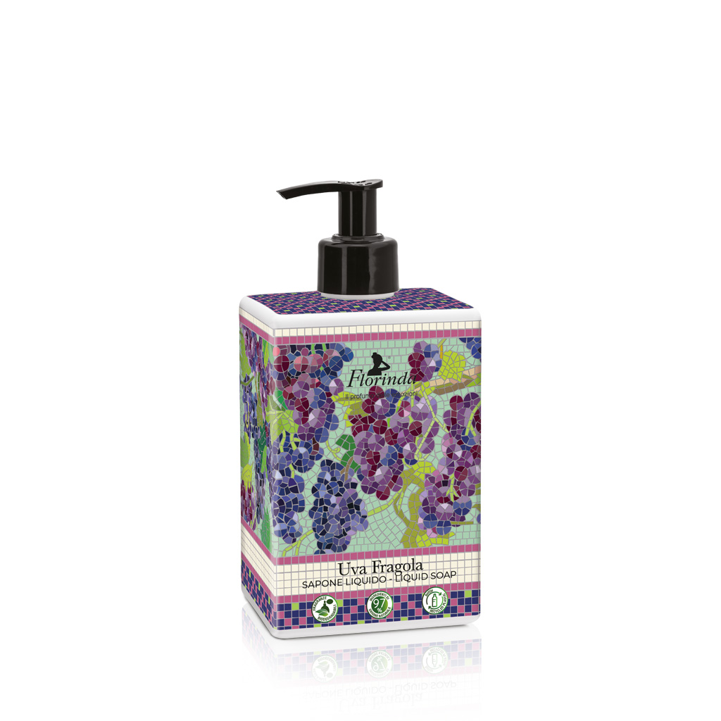 Florinda Mosaici Italiani Uva Fragola vloeibare zeep 500 ml