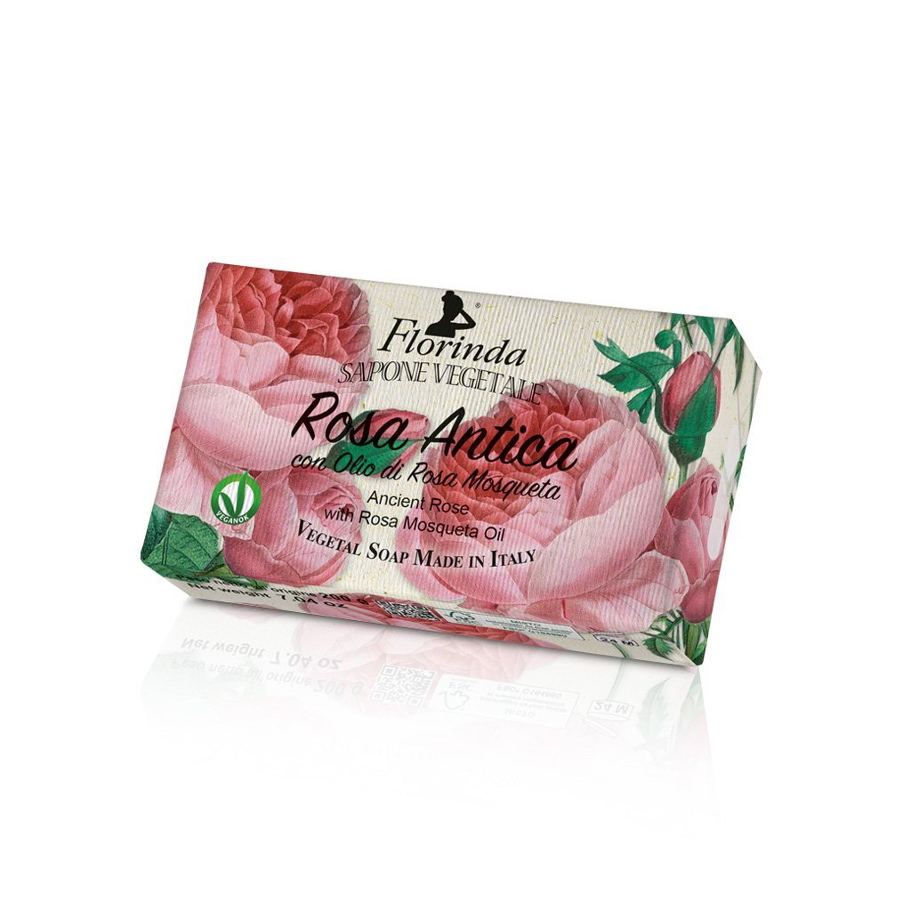 Florinda Emozione Rosa Antica solid soap 200 g