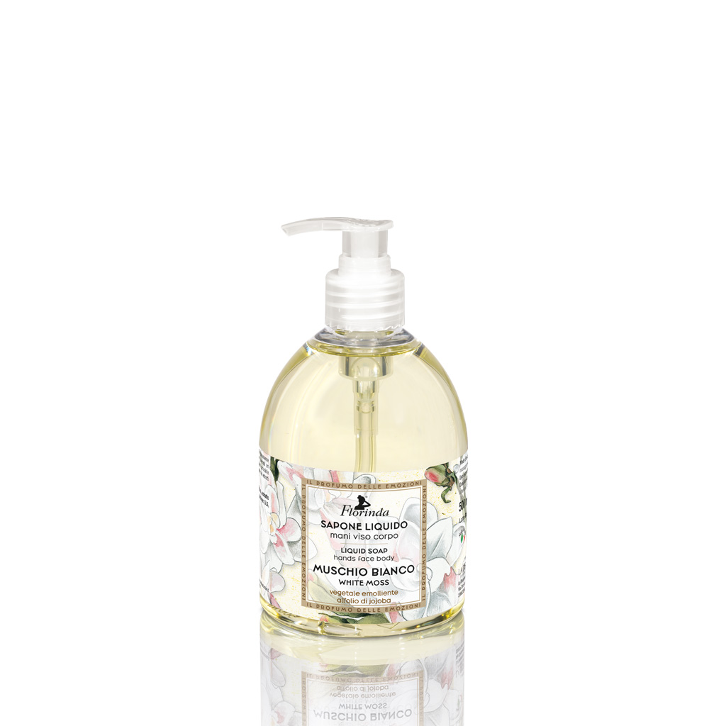 Florinda Emozione Muschio Bianco vloeibare zeep 500 ml