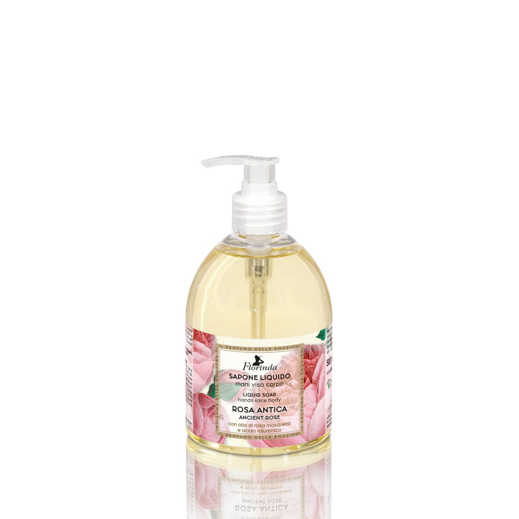 Florinda Emozione Rosa Antica vloeibare zeep 500 ml