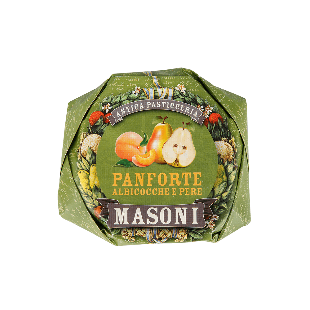 Masoni Panforte Albicocche E Pere 250g incartato