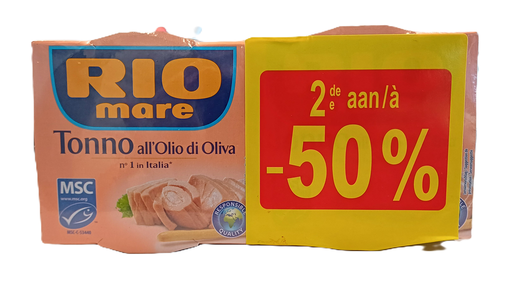 Rio Mare Tonno in Olio di Oliva 2x160g PROMO 2d at -50%