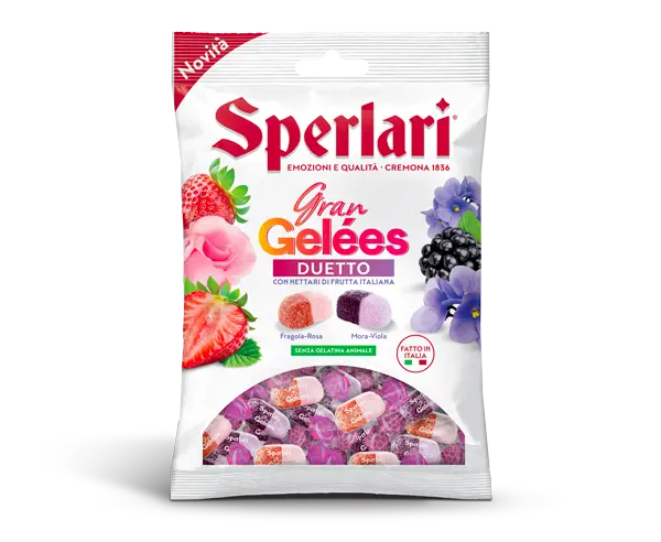Sperlari Gran Gelees Duetto Frutti e Fiori Vegan 150g