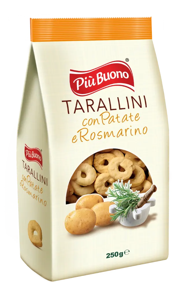 Piu Buono Taralli patate e rosmarino 250g