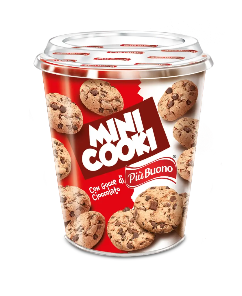 Piu Buono Mini cooki gocce di cioccolato 125g