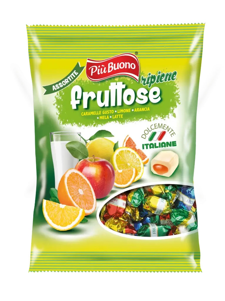 Piu Buono Caramelle fruttose assortite 175g