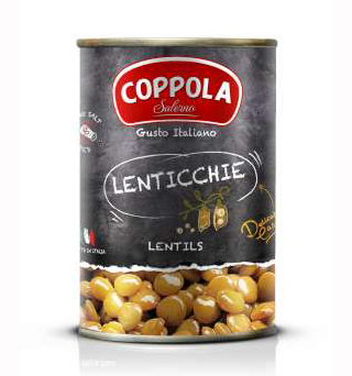 [cop01300240400] Coppola lenticchie 400g