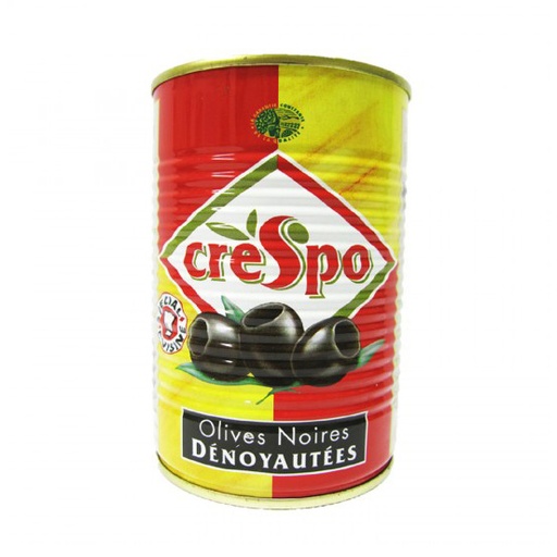 [crebt1-2noiden2832] Crespo Olijven zwart ontpit blik 1/2 28/32 387 g