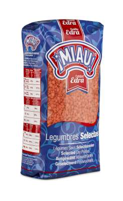 [mia313047] Miau Splitlinzen Rood 1kg