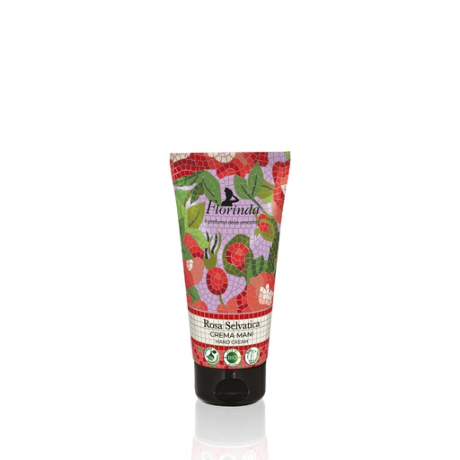 [flo2637] Florinda Mosaici Italiani Rosa Selvatica crème mains 75 ml