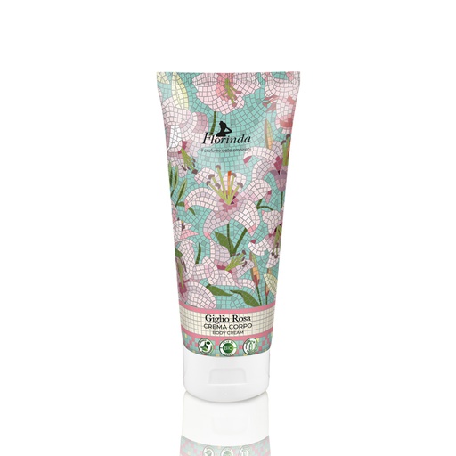 [flo2442] Florinda Mosaici Italiani Giglio Rosa bodycreme 200 ml