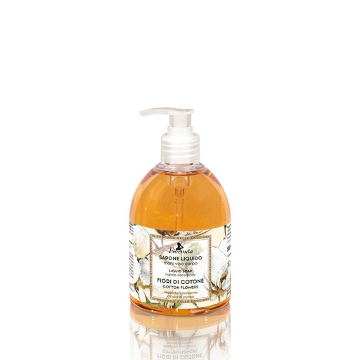 [flo1177] Florinda Emozione Fiori di Cotone savon liquide 500 ml