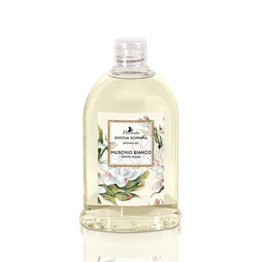 [flo1176] Florinda Emozione Muschio Bianco gel douche 500 ml