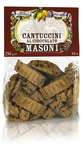 [maso707] Masoni Cantuccini Al Cioccolato 250g Sacchetto