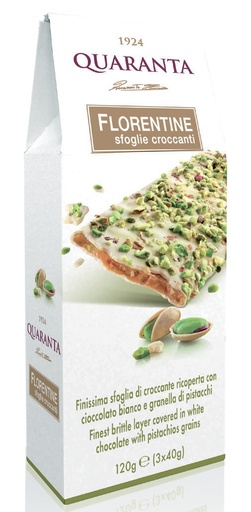 [qua404064] Quaranta Florentine Pistacchio 3x40g