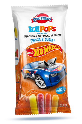 [dlo726159b] Dolci Preziosi Ice Pops Hotwheels Display 400ml 