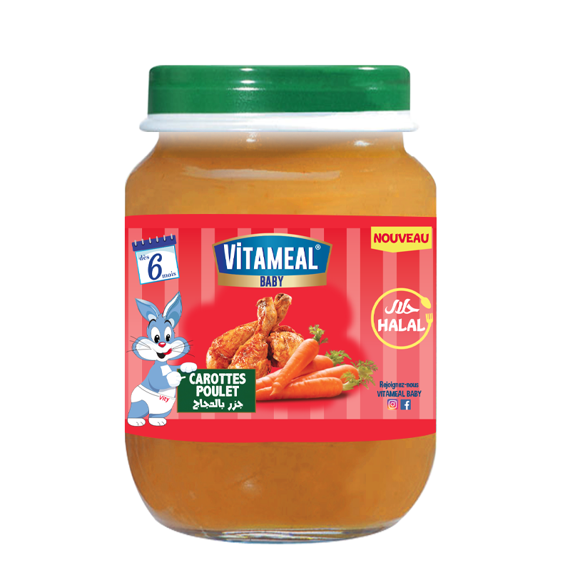 Vitameal Carottes Poulet 2 x 190 g | Sol D'or