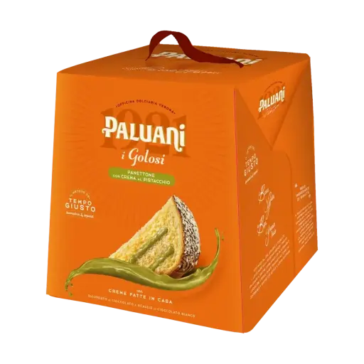 [palB0111] Paluani Panettone Crema Pistacchio 750g