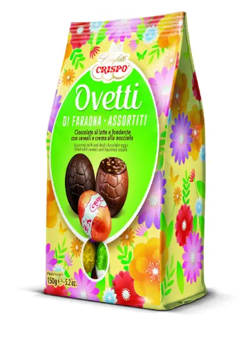 [cri010347454] Crispo Ovetti Faraona Crema Nocciola 150g