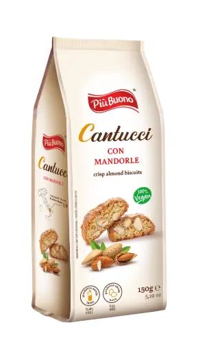 [piu1504] Piu Buono Cantucci Mandorle 150g
