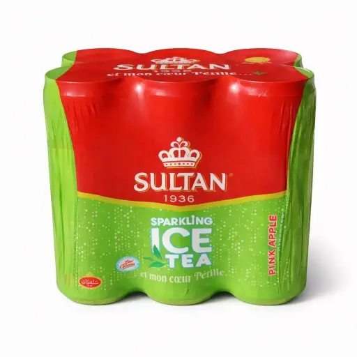 [sulBO0083] Sultan Ice Tea Pink Apple 6x33cl